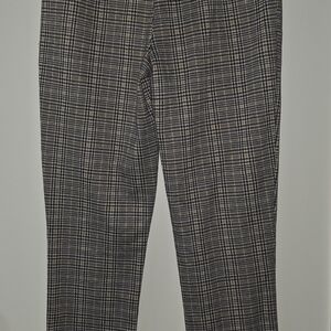 Serra Women's Plaid Skinny Pants - Black and White